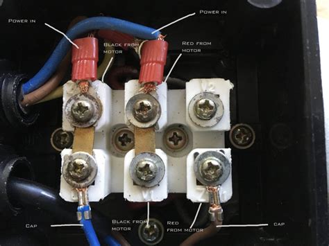 electric motor wiring box|recommended wire for electric motor.